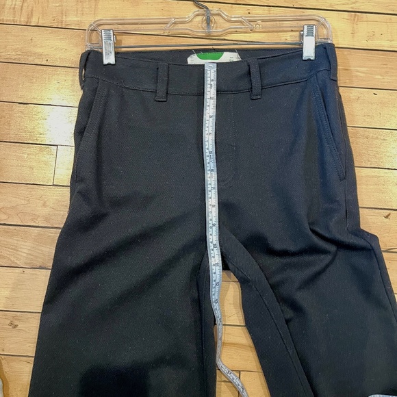 Anthropologie Black Wide-Leg Trousers 26" Waist - Picture 3 of 9